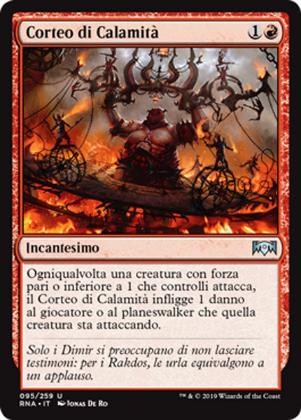 CORTEO DI CALAMITÀ RNA MTG CAVALCADE OF CALAMITY EXC MAGIC